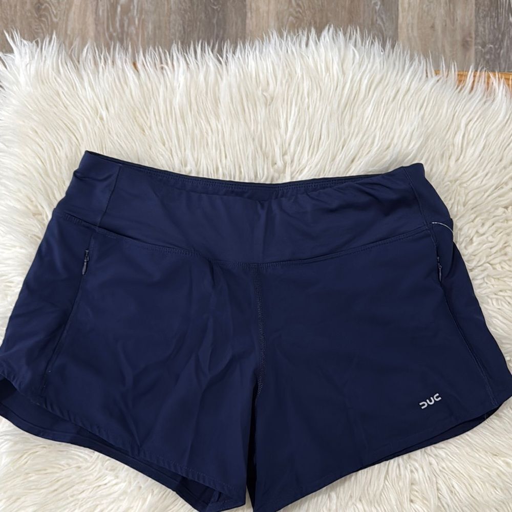 Duc Duc Blue Athletic Shorts Streamlined Performance M